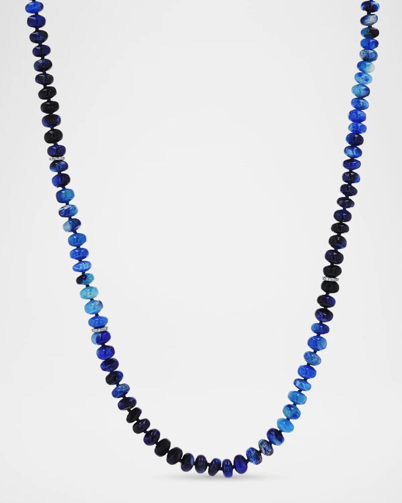 Sheryl Lowe Afghanite Bead Necklace With Diamonds Cover