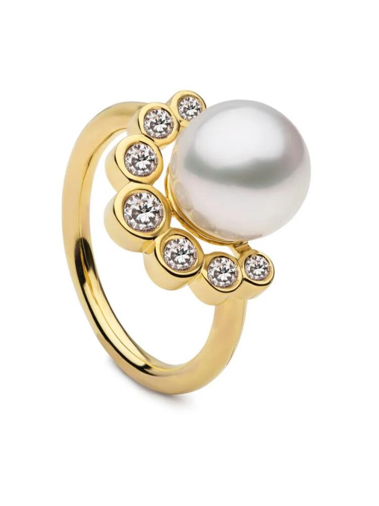 AUTORE MODA Brea pearl-embellished ring - Gold Cover