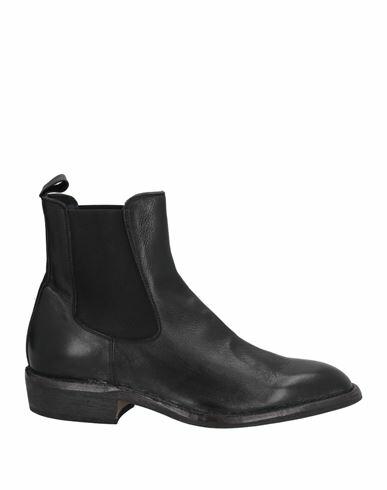 Moma Man Ankle boots Black Calfskin Cover