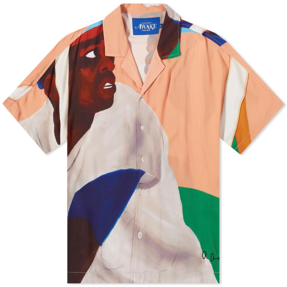 Awake NY x Alvin Armstrong Printed Vacation Shirt in Neutral Multi Cover