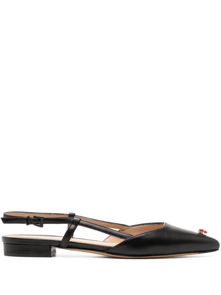 Madison.Maison Julia slingback leather pumps - Black Cover