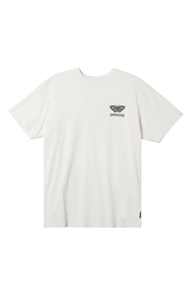 Quiksilver Harsh Mellow Graphic T-Shirt in Gardenia Cover