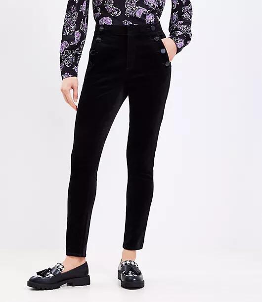 Loft Tall Mariner Skinny Pants in Velvet Cover