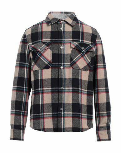 Woolrich Man Shirt Beige Wool, Polyamide, Polyester, Textile fibers Cover