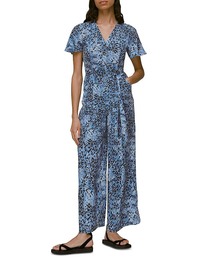 Whistles Jemma Hyena Spot Jumpsuit Cover