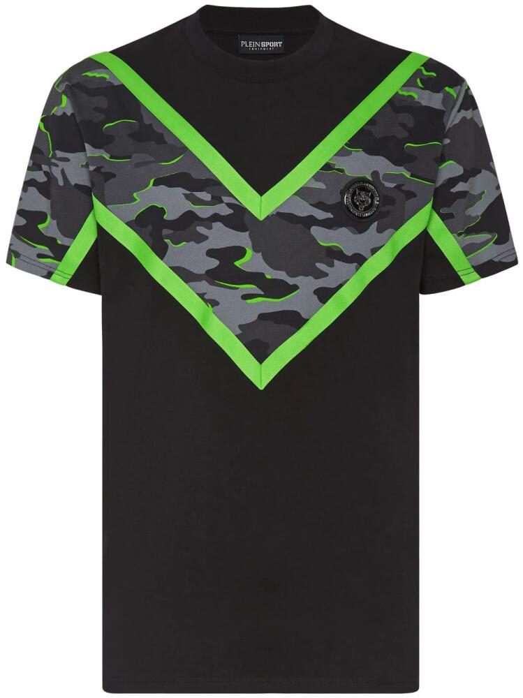 Plein Sport SS Neon Amazon Edition camouflage-print T-Shirt - Black Cover