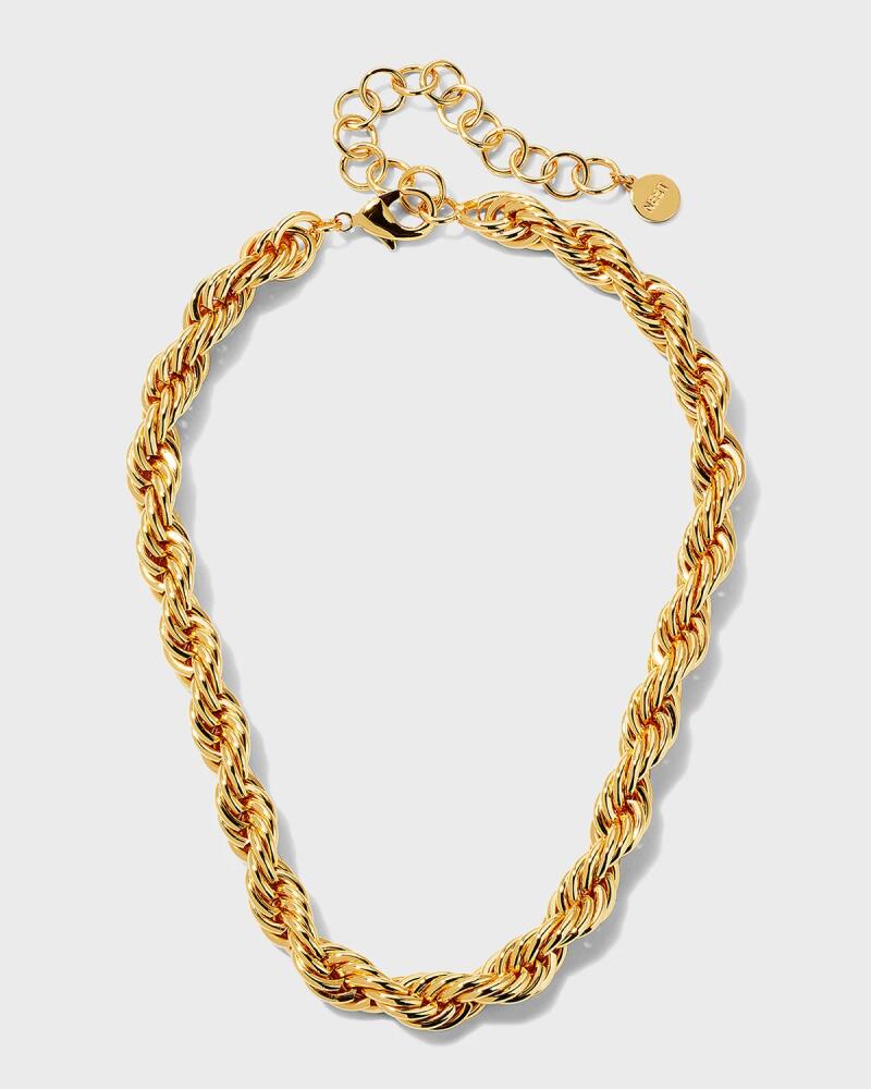 NEST Jewelry Gold Statement Rope Chain Necklace Cover