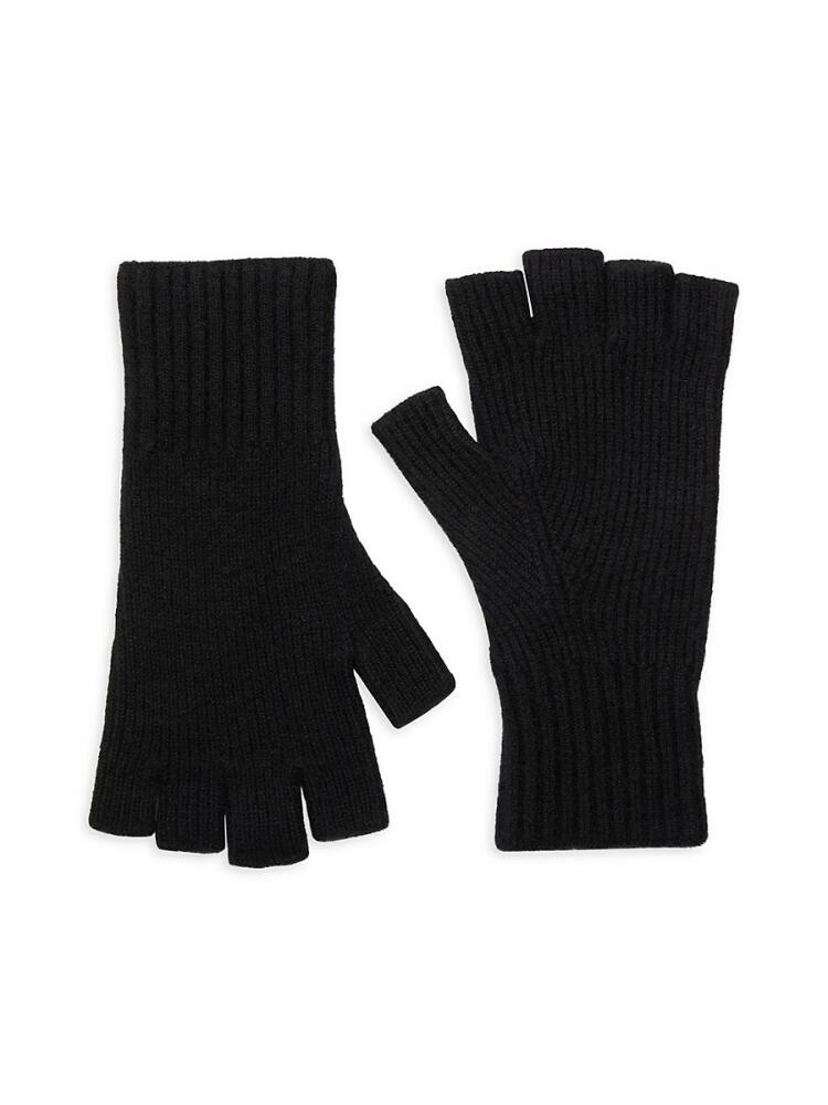 Saks Fifth Avenue Men's Cashmere Fingerless Gloves - Grey Cover