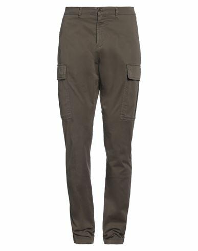 Aspesi Man Pants Khaki Cotton, Elastane Cover