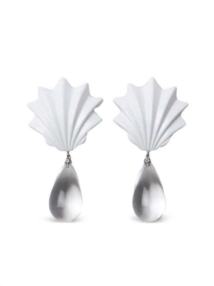 JULIETTA Isola Bella clip-on earrings - White Cover