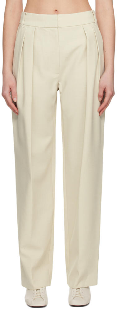 CAMILLA AND MARC Off-White Bristol Trousers Cover