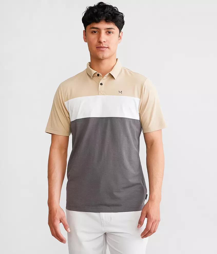 Maven Co-op Striped Performance Polo Cover