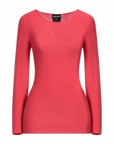 Giorgio Armani Woman Sweater Tomato red Viscose, Polyester Cover