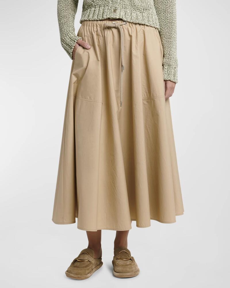 Moncler Drawstring Midi Skirt Cover