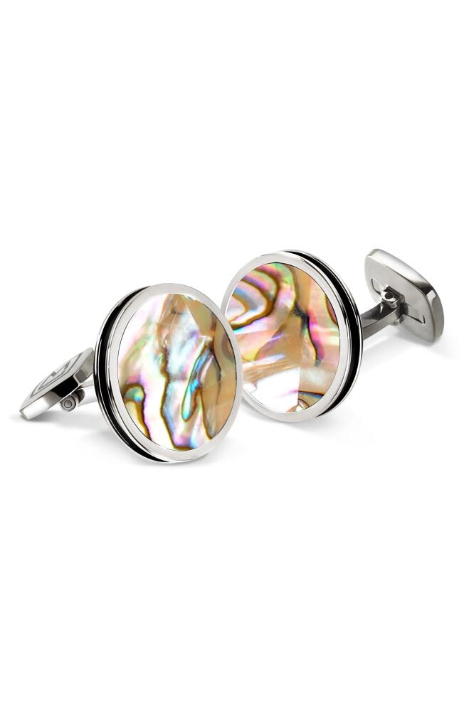 M-Clip® Abalone Cuff Links in Yellow Cover