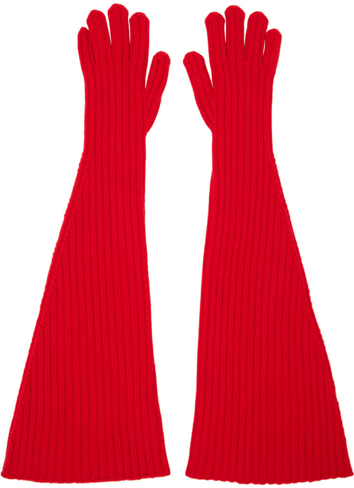 The Row Red Fergie Gloves Cover