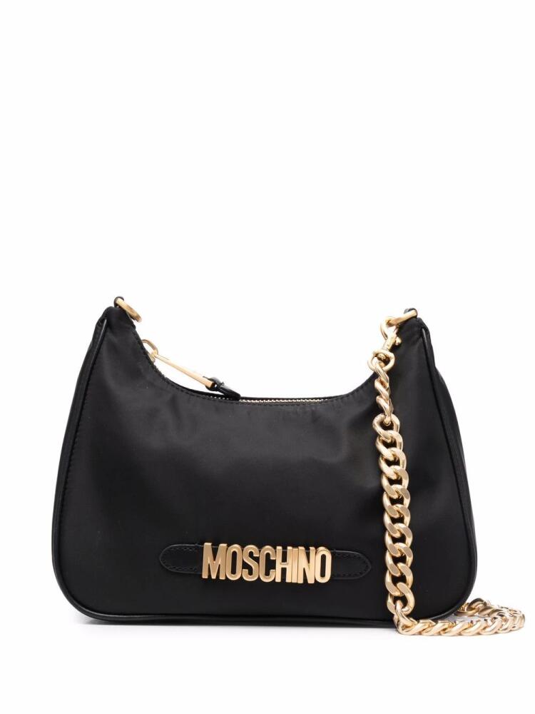 Moschino logo-shoulder bag - Black Cover