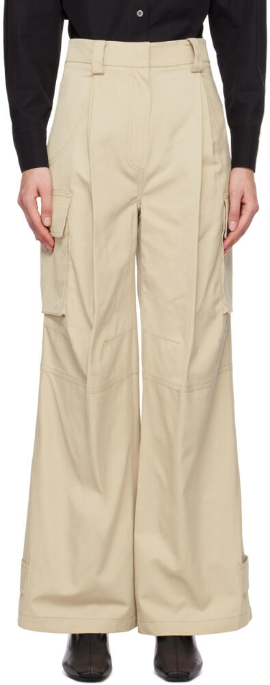 LVIR Beige Cargo Pant Cover