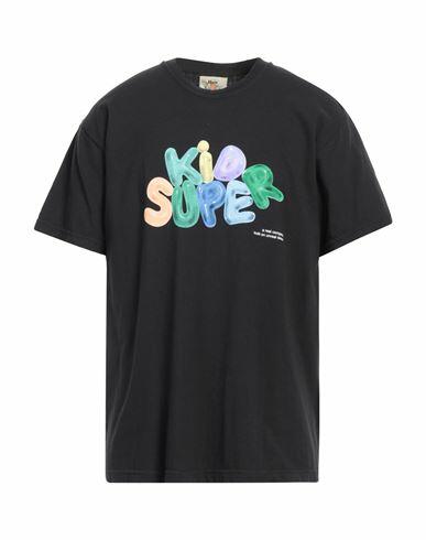 Kidsuper Studios Man T-shirt Black Cotton Cover