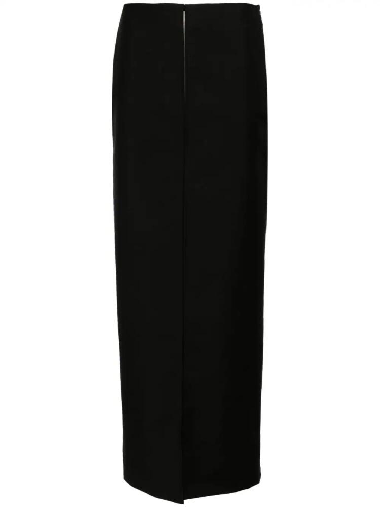 Givenchy front-slit wool-blend maxi skirt - Black Cover