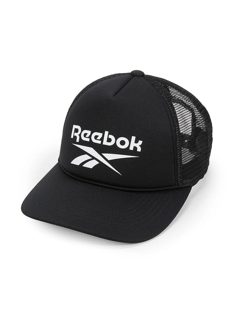 Reebok Men's Aero Logo Mesh Baseball Cap - Black Cover