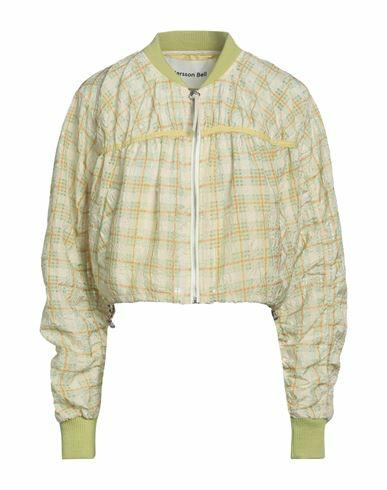 Andersson Bell Woman Jacket Light green Polyester, Nylon, Cotton, Acrylic, Elastane Cover