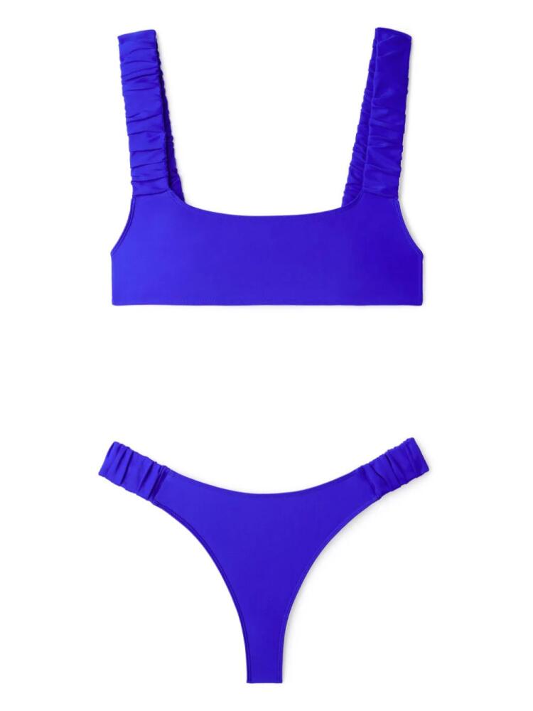 Sunnei ruched bikini set - Blue Cover