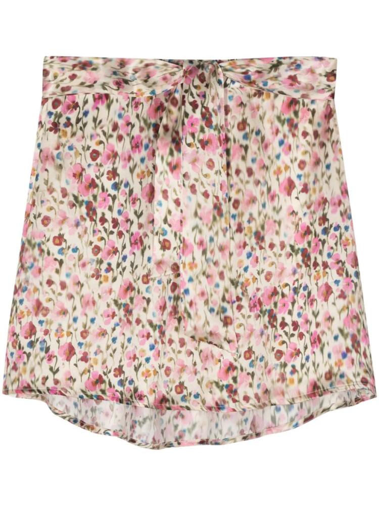 Société Anonyme 50/50 floral-print skirt - Pink Cover