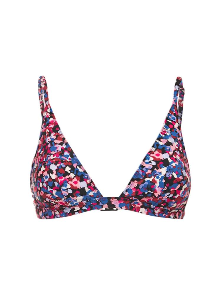 MARANT ETOILE Niall Printed Triangle Bikini Top Cover