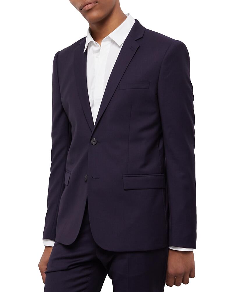 The Kooples Canvas Fitted Wool Suit Jacket Cover