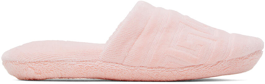 Versace Underwear Pink Greca Slippers Cover