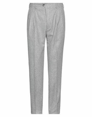 Lardini Man Pants Light grey Wool Cover