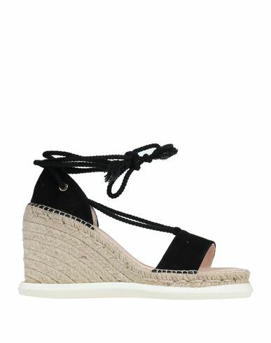 Fabi Woman Espadrilles Black Soft Leather Cover