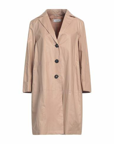 Peserico Woman Overcoat & Trench Coat Camel Cotton, Hemp Cover