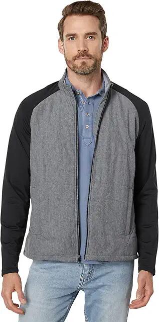 johnnie-O Stinger Quilted Jacket (Heather Black) Men's Clothing Cover