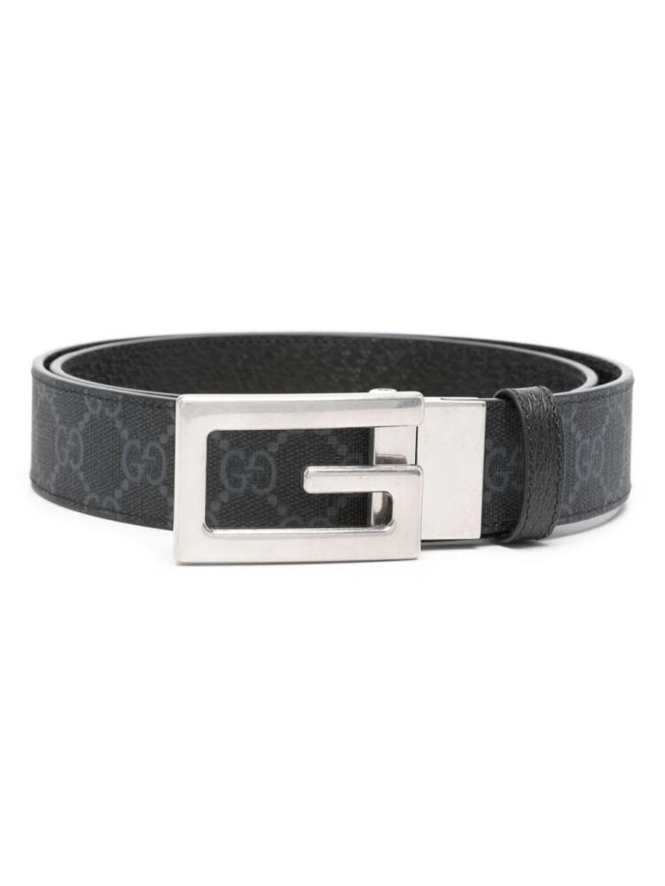 Gucci reversible leather belt - Black Cover