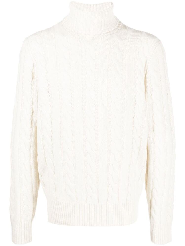 Polo Ralph Lauren roll-neck cable-knit jumper - Neutrals Cover