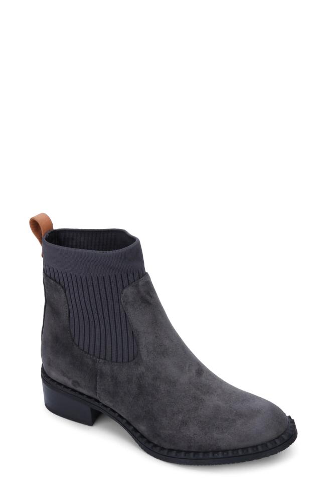 GENTLE SOULS BY KENNETH COLE Best Chelsea Boot in Charcoal Suede Cover