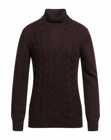 Herman & Sons Man Turtleneck Burgundy Wool, Acrylic Cover