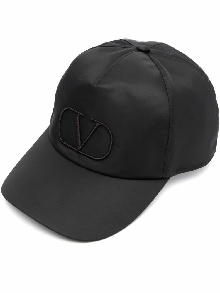 Valentino Garavani embroidered-logo baseball cap - Black Cover