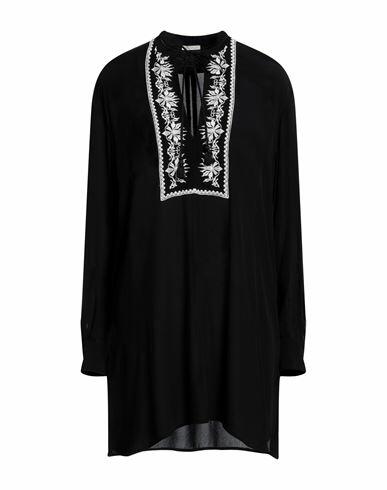 True Royal Woman Top Black Viscose Cover