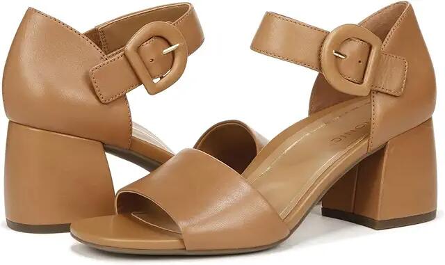 VIONIC Chardonnay Ankle Straps (Camel Nappa Leather) Women's Shoes Cover