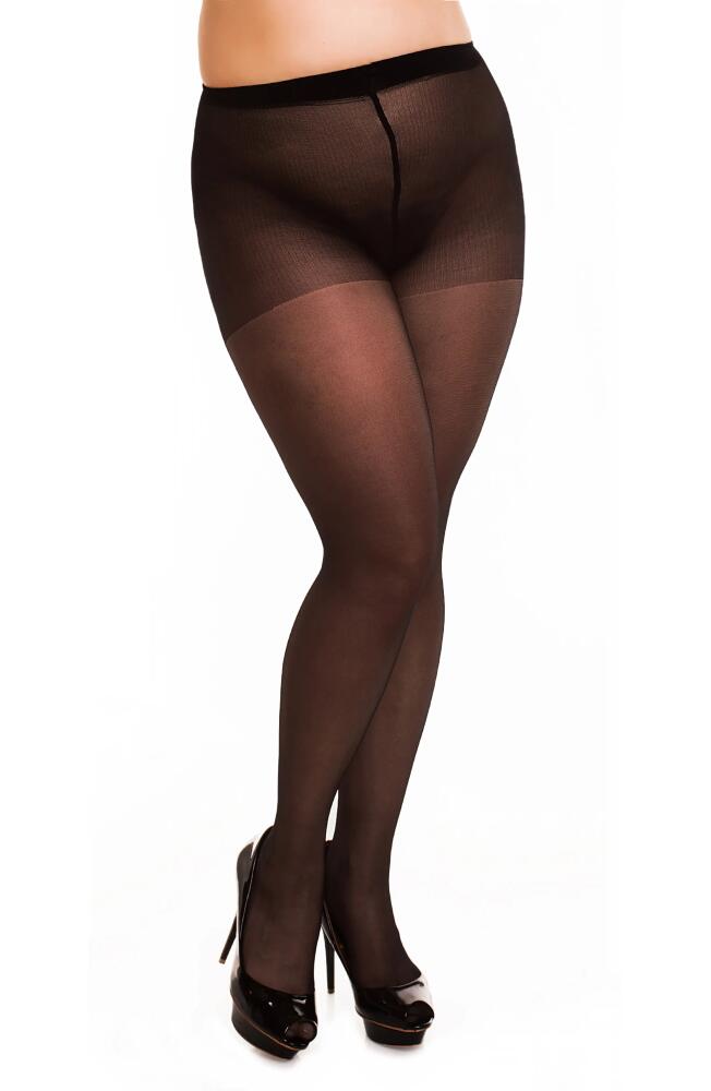 Glamory Hosiery Satin 20 Tights in Black Cover