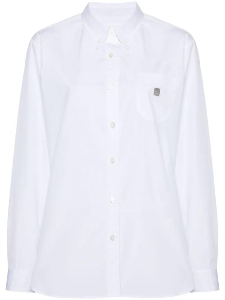 Givenchy 4G-plaque cotton shirt - White Cover