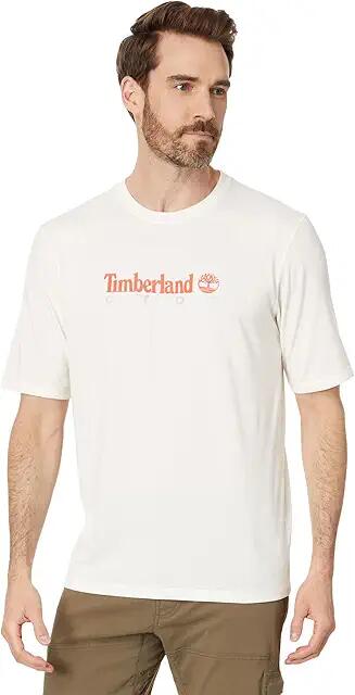 Timberland Anti-UV Printed Tee (Vintage White) Men's T Shirt Cover