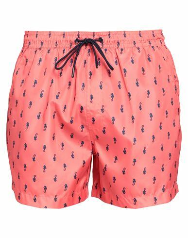 North Sails Man Swim trunks Tomato red Polyester Cover