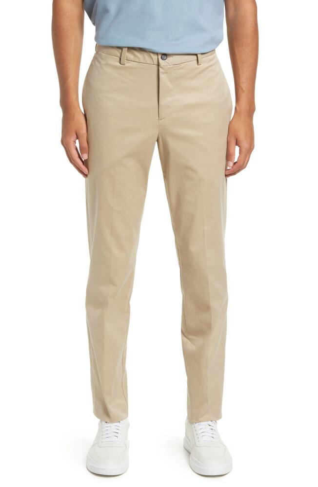 Berle Charleston Flat Front Stretch Twill Chino Pants in Khaki Cover