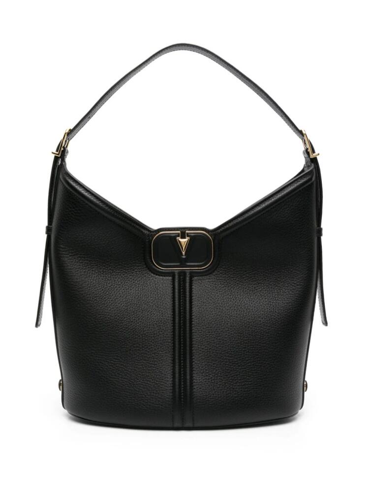 Valentino Garavani VLogo leather shoulder bag - Black Cover