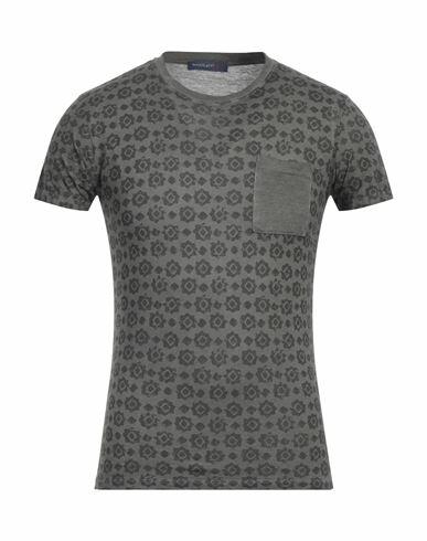 Wool & Co Man T-shirt Grey Cotton Cover