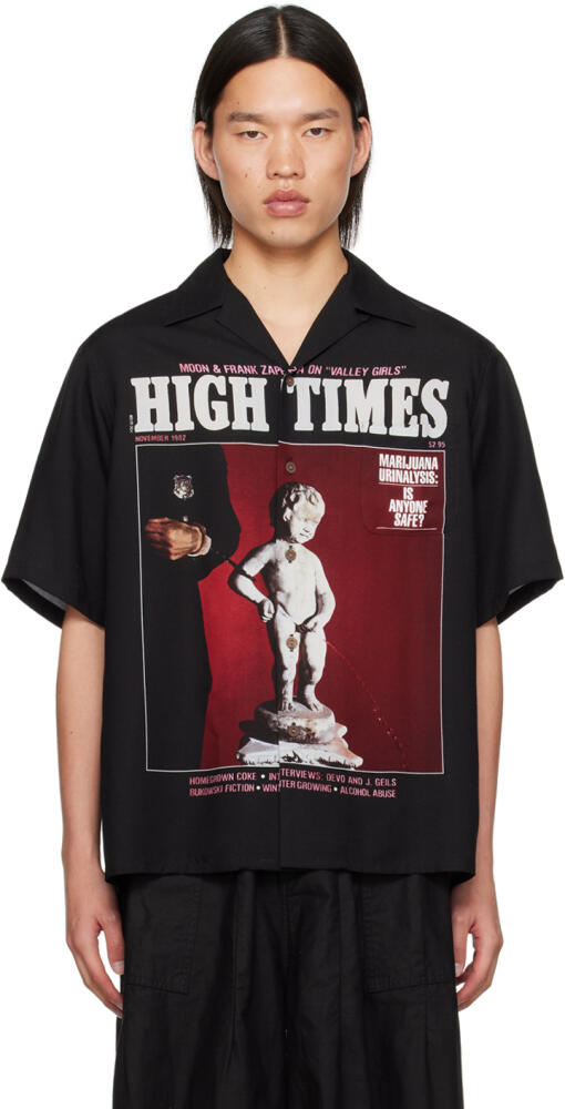 WACKO MARIA Black High Times Edition Shirt Cover